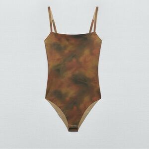 ZARA - Tie dye knit bodysuit